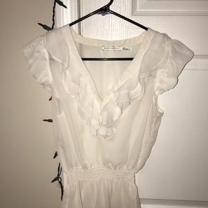 White body central dressy shirt